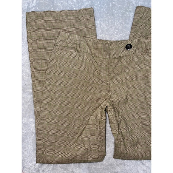 Women’s Green Plaid Tailor B.Moss Stretch Slacks 💚 - Picture 1 of 16